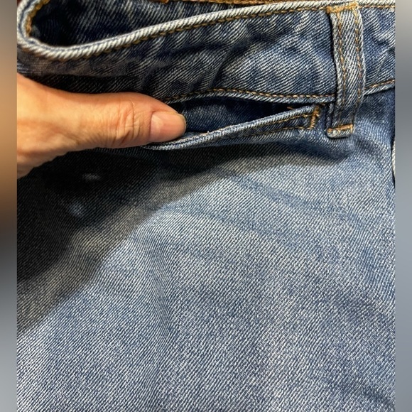 Harper Heritage Denim Mini Skirt Button Front Short Pencil Skirt Small - Picture 6 of 11